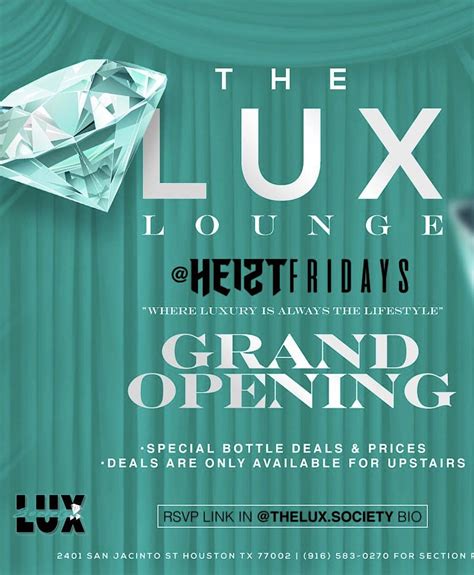 heist lux lounge  Houston, TX 77079